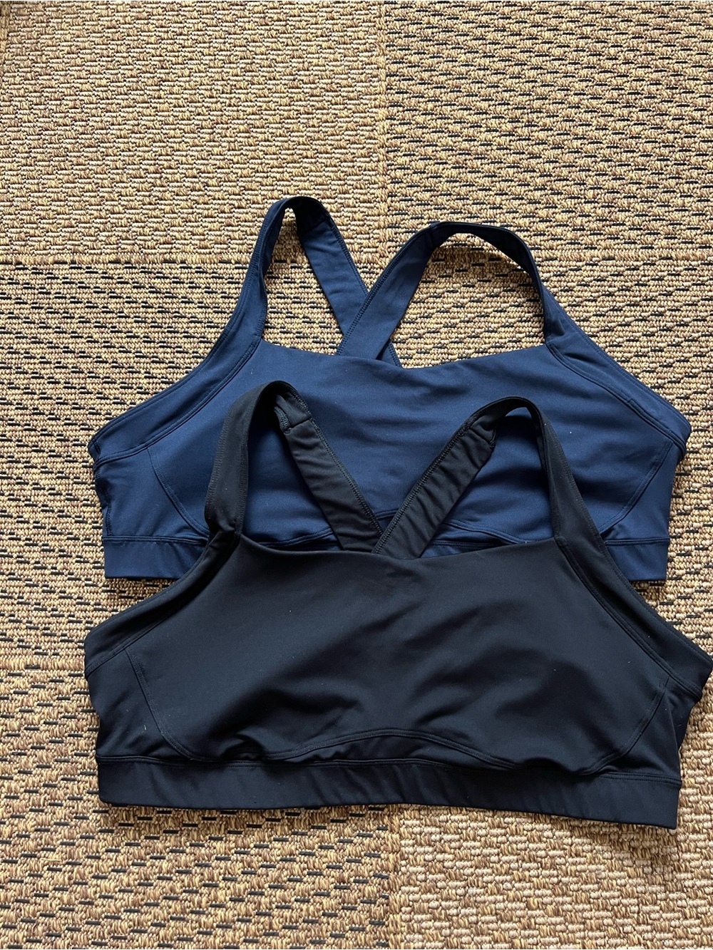 Old Navy 2-Pack Plus Size 3X High Support Sports Bras Navy Black
